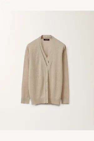 Fabiana Filippi Cardigan En Lin, Grège