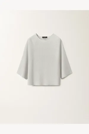 Fabiana Filippi Pull Cape En Coton Biologique Et Lurex, Optique
