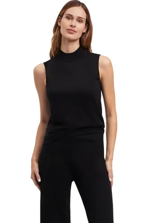 Falke Femmes Pull sans manche col montant