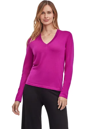 Falke Femmes Pull-over col en V