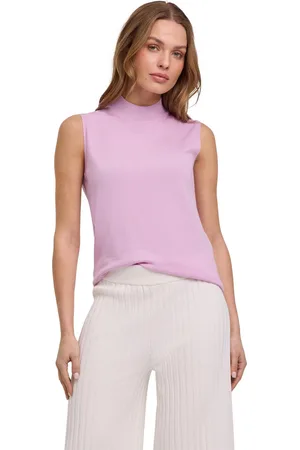 Falke Femmes Pull sans manche col montant