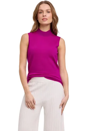 Falke Femmes Pull sans manche col montant