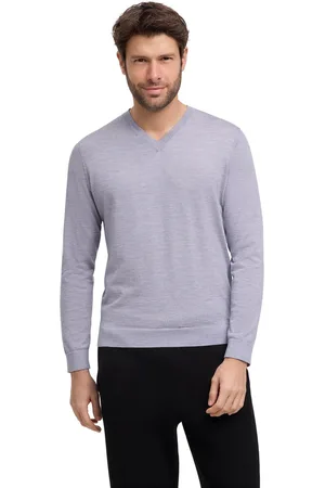 Falke Hommes Pull-over col en V
