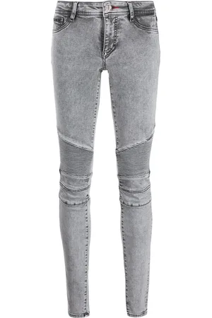 Philipp Plein Jean skinny à effet délavé