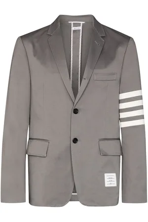 Thom Browne Blazer droit à détails rayés