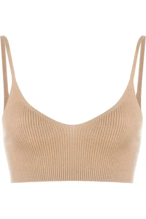 Cashmere In Love Haut crop nervuré