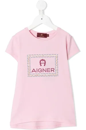 Aigner T-shirt à logo strassé