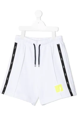 Msgm Short à bandes monogrammées