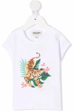 Kenzo T-shirt à imprimé Tiger