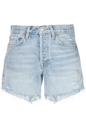 AGOLDE Short en jean Parker à taille haute