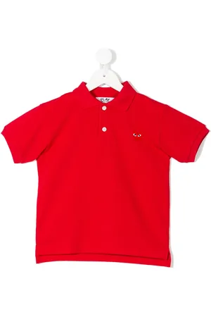 Comme des Garçons Polo à logo brodé