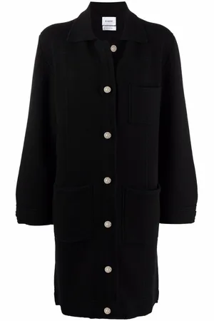Barrie Manteau en cachemire mélangé à simple boutonnage
