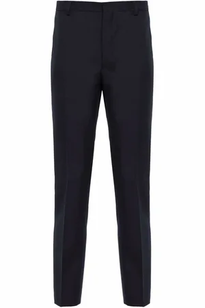 Prada Pantalon de costume à plis marqués