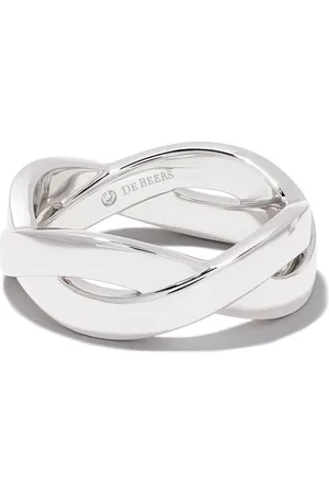 De Beers Anneau Infinity en or blanc 18ct