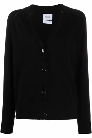 Barrie Cardigan en cachemire à bords nervurés