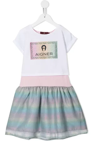 Aigner Robe à logo imprimé
