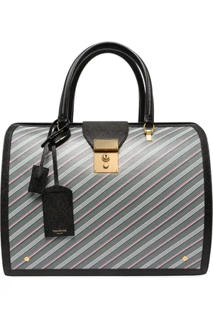 Thom Browne Malette à rayures diagonales