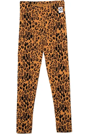 Mini Rodini Legging à imprimé léopard