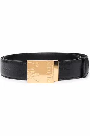 Philipp Plein Ceinture à logo gravé