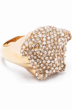 VERSACE Bague La Medusa sertie de cristal
