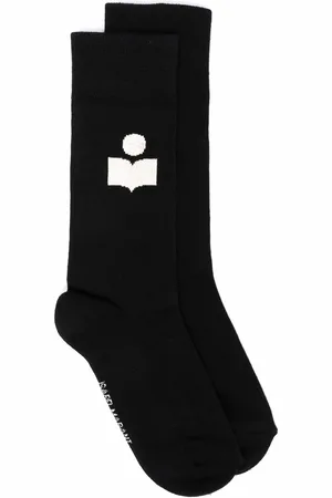 Isabel Marant Chaussettes Siloki à logo intarsia