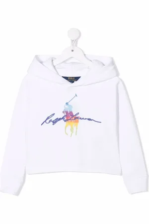Ralph Lauren Hoodie crop à logo Polo Pony