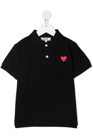 Comme des Garçons Polo à patch logo