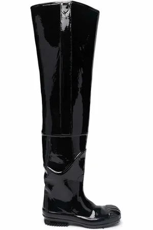 Maison Margiela Cuissardes en cuir verni