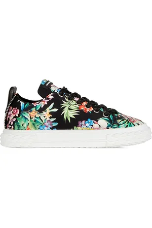 Giuseppe Zanotti Baskets à fleurs