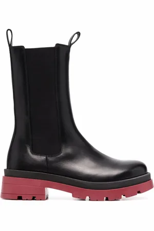 Scarosso Bottines en cuir à semelle épaisse