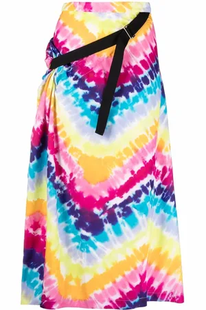 Kenzo Jupe mi-longue à imprimé tie-dye