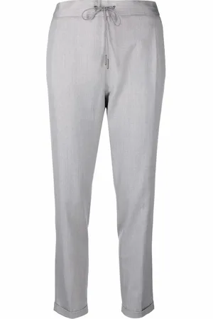 Fabiana Filippi Pantalon fuselé à lien de resserrage