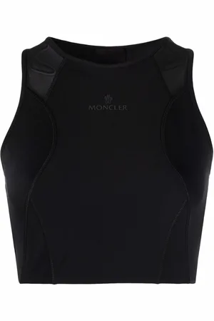 Moncler Haut crop à logo imprimé