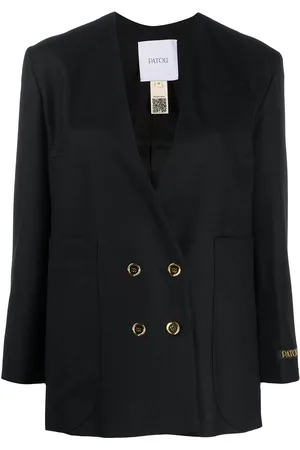 Patou Blazer croisé à design sans col