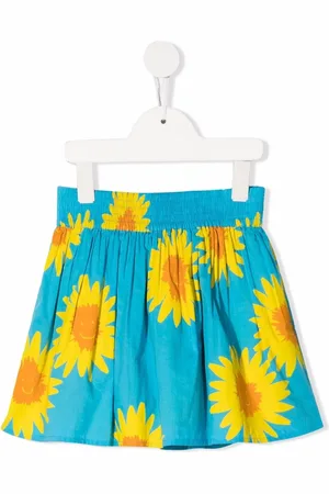 Stella McCartney Jupe en coton biologique à fleurs