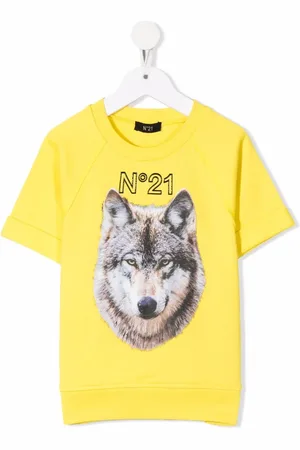 Nº21 Sweat imprimé à manches courtes
