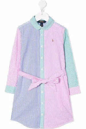 Ralph Lauren Robe-chemise colour block à rayures