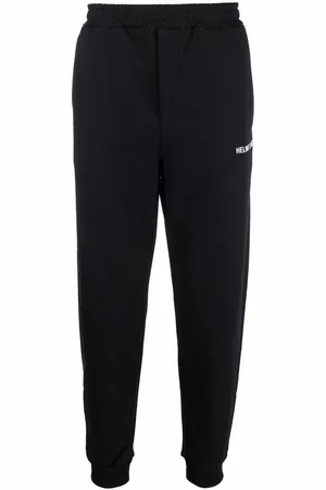 Helmut Lang Pantalon de jogging fuselé à logo imprimé