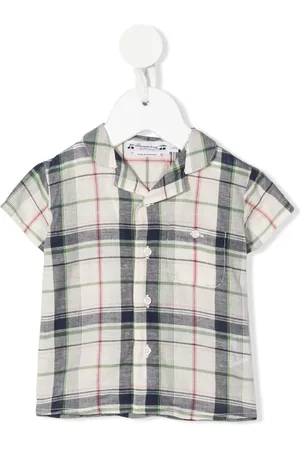 BONPOINT Chemise boutonnée à carreaux