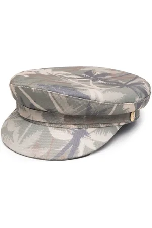 Manokhi Casquette à imprimé palmier