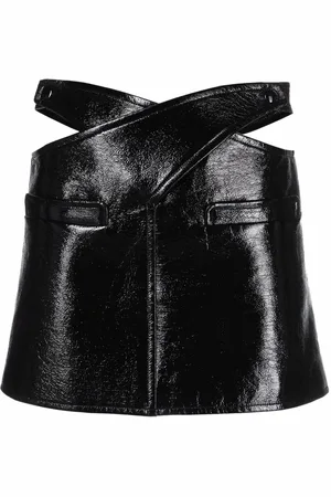 Courrèges Minijupe à découpes