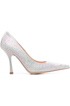 Liu Jo Escarpins en cuir à ornements en cristal 10 mm