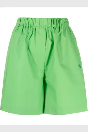 Nanushka Short en coton à taille élastiquée