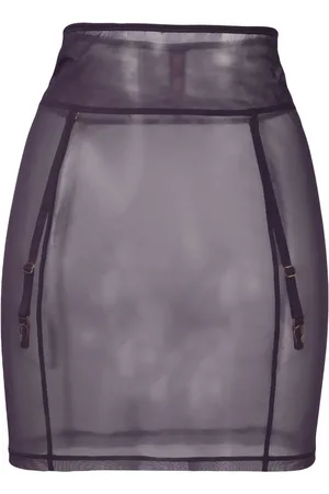 MAISON CLOSE Jupe-porte-jarretelles L