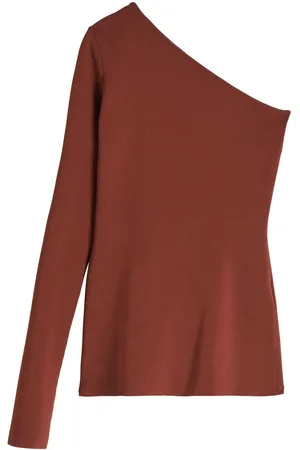 Victoria Beckham Haut nervuré à design à une épaule