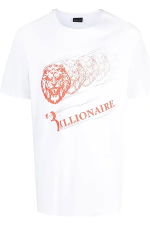 BILLIONAIRE T-shirt en coton à logo imprimé