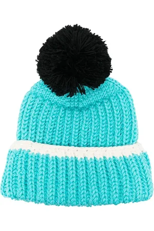 Patou Bonnet en maille à pompons