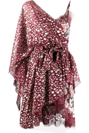 FAITH CONNEXION Robe asymétrique à effet métallisé