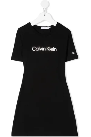 Calvin Klein Robe évasée à logo imprimé