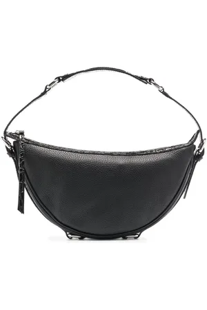 By Far Sac porté épaule incurvé en cuir grainé